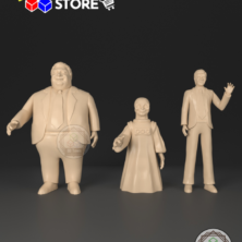 Monguito, Olmedo y Porcel de Los Extraterrestres - Modelos 3D